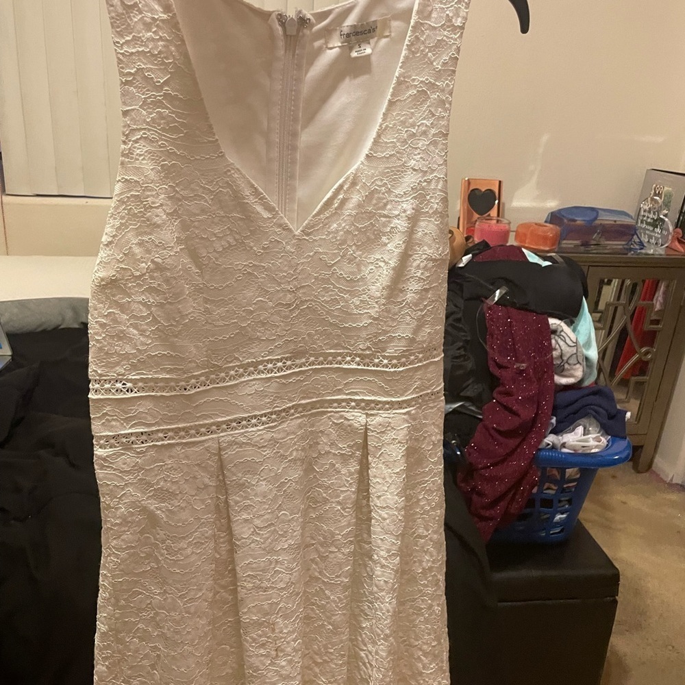 Francesca small white lace dress - Picture 6 of 7